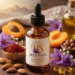Pure Kashmiri Apricot Kernel Oil – Lightweight Cold-Pressed Skin & Hair Oil