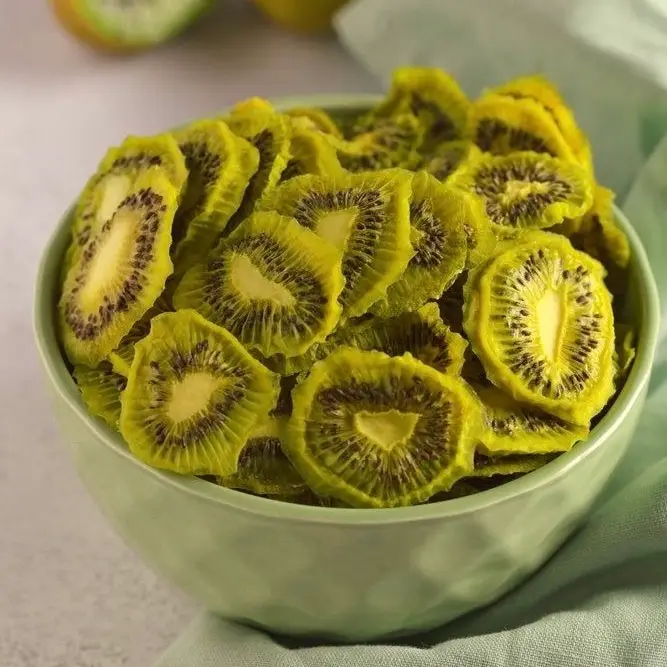 Premium Dried Kiwi Slices – Tangy Tropical Dry Fruit | High in Vitamin C & Serotonin