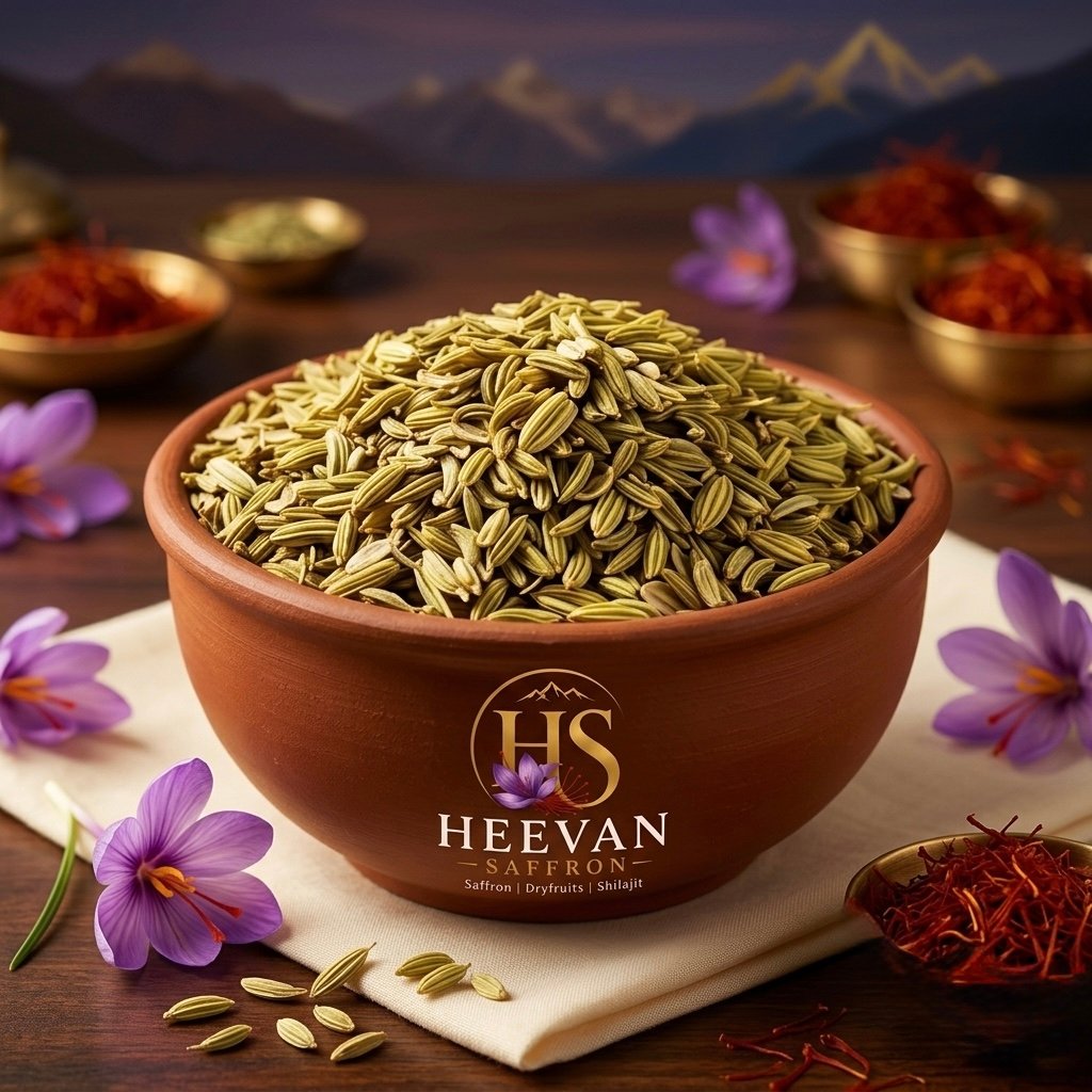 Premium Kashmiri Saunf – Fresh Hand-Cleaned Aromatic Fennel Seeds | Natural Digestive